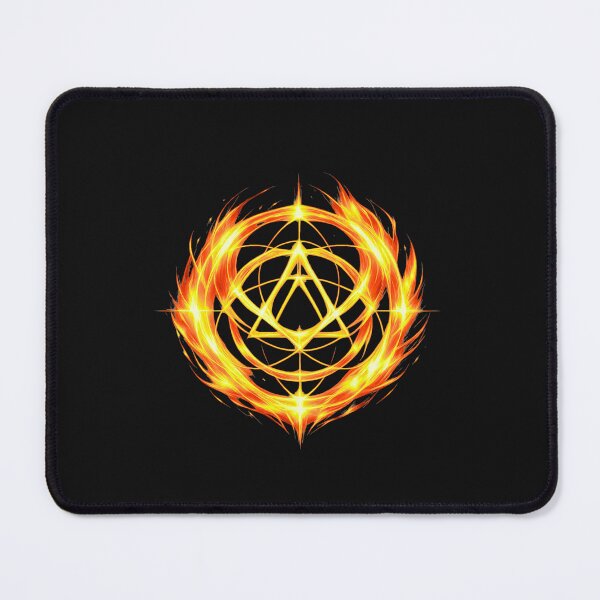Item preview, Inner Fire Seal – Abstract Spiritual Power Symbol Art designed and sold by AdicretorDesign.
