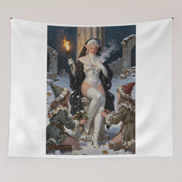Item preview, Elves in ruins torchbearer attendants designed and sold by CathryneDelamort.