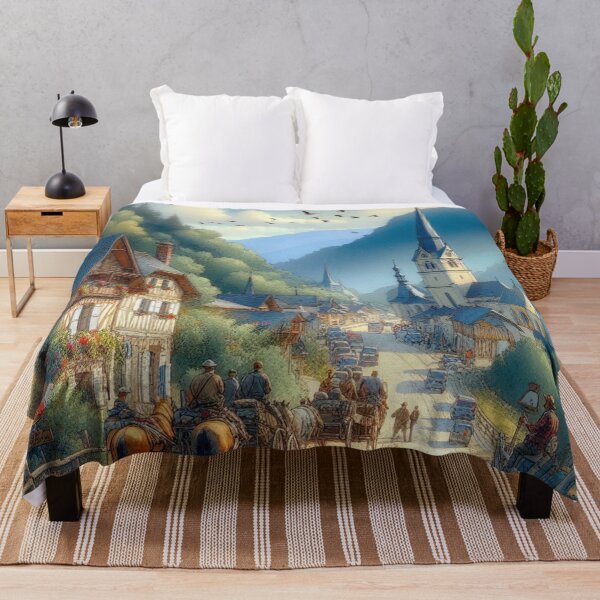 Item preview, Pyrenean village, 19th century designed and sold by jefboutique6150.