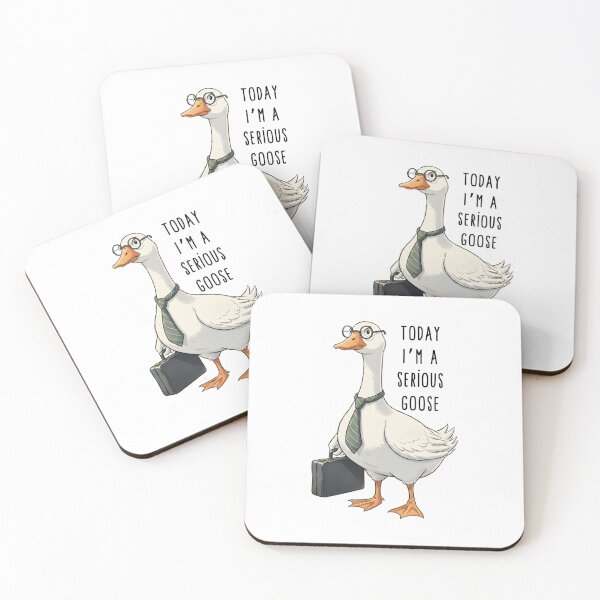 Item preview, Smart Goose Businessman Funny Cartoon Design designed and sold by tarzbol.