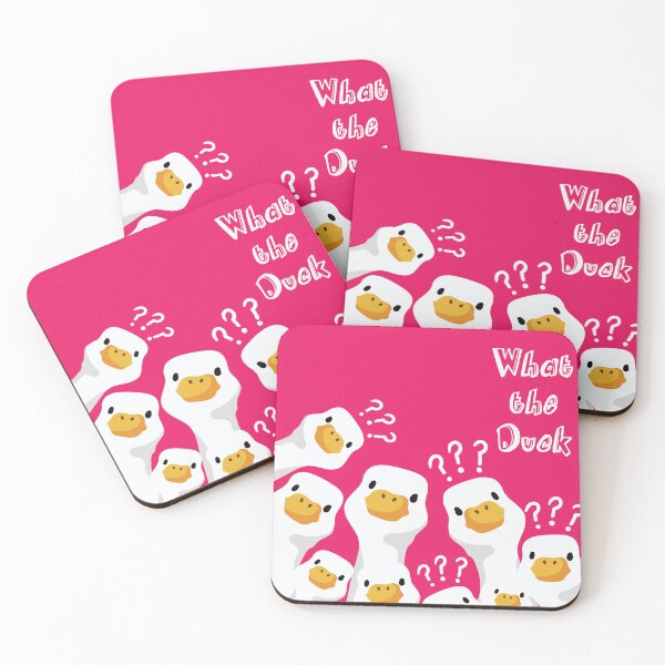 Item preview, Confused Duck Crowd – Cute Funny Duck Pattern Illustration designed and sold by Cosmodoody.