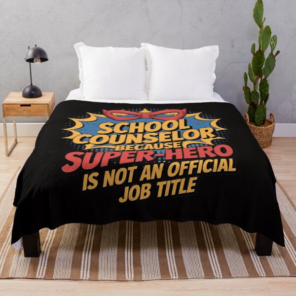 Item preview, School Counselor Because Superhero Not A Job Title designed and sold by ForestMmost.