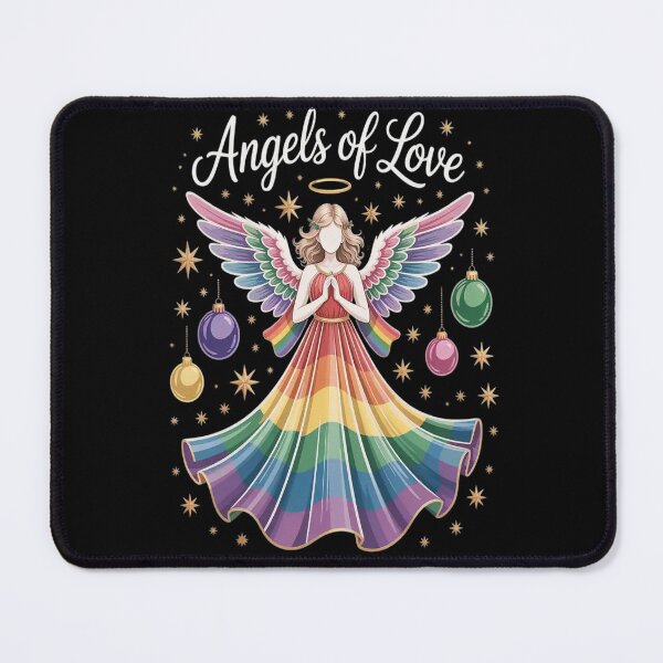 Item preview, Angels Of Love In Rainbow Glow Angelic Whimsy designed and sold by brinbotty.