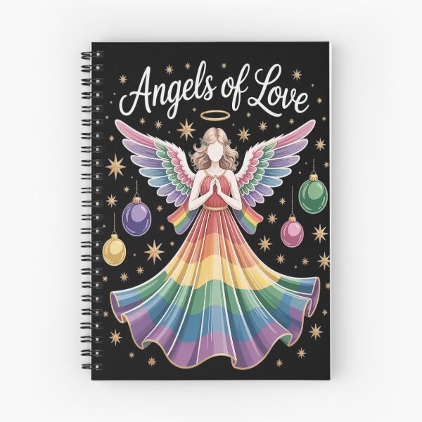 Item preview, Angels Of Love In Rainbow Glow Angelic Whimsy designed and sold by brinbotty.