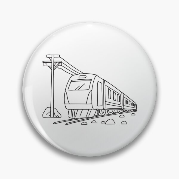Item preview, A train moving beside a power pole and gravel   designed and sold by rasagamastore.