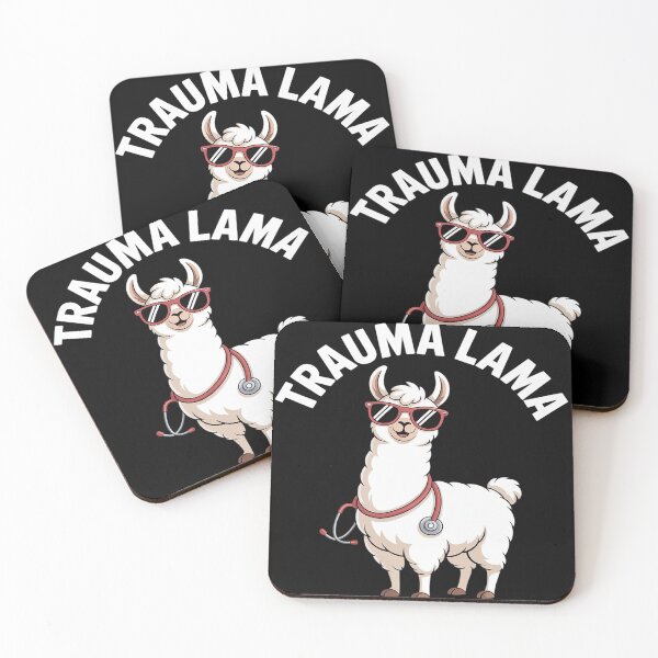 Item preview, Trauma Nursing Llama Trauma Nurses Critical Care ICU Nurse designed and sold by FluoroWave.