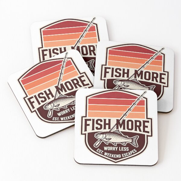 Item preview, Fish More Worry Less designed and sold by Dxvect.