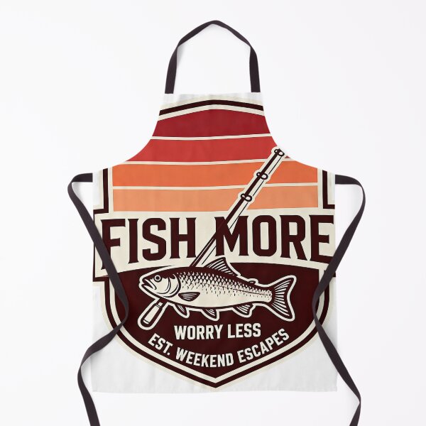 Item preview, Fish More Worry Less designed and sold by Dxvect.