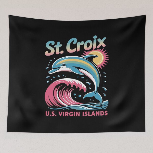 Item preview, Travelling Beach Travel Tourist US Virgin Islands Vacay designed and sold by FluoroWave.