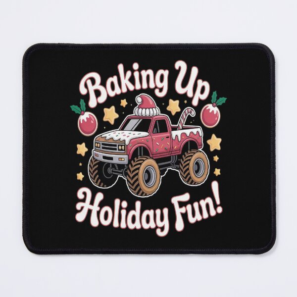 Item preview, Baking Up Holiday Fun Festive Monster Truck Christmas Adventure designed and sold by brinbotty.