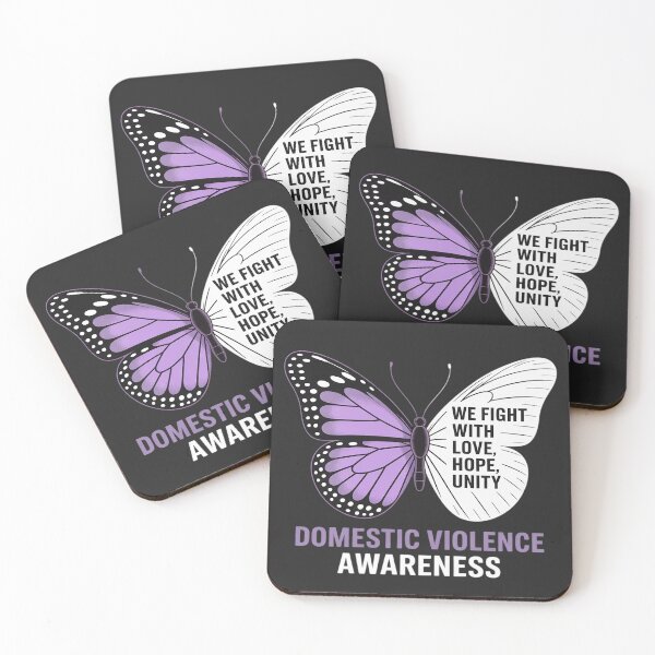 Item preview, Domestic Violence Awareness Butterfly Love Hope Unity designed and sold by LegendsArt75.
