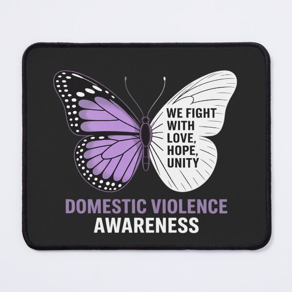 Item preview, Domestic Violence Awareness Butterfly Love Hope Unity designed and sold by LegendsArt75.