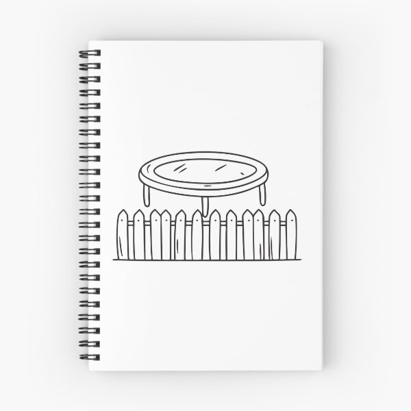 Item preview, A trampoline placed behind a wooden backyard fence   designed and sold by rasagamastore.