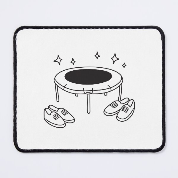 Item preview, A trampoline beside scattered shoes   designed and sold by rasagamastore.