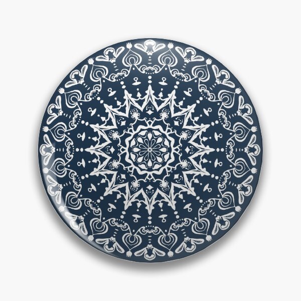 Item preview, Deep Blue – Water Element Mandala designed and sold by Colorandmagic.