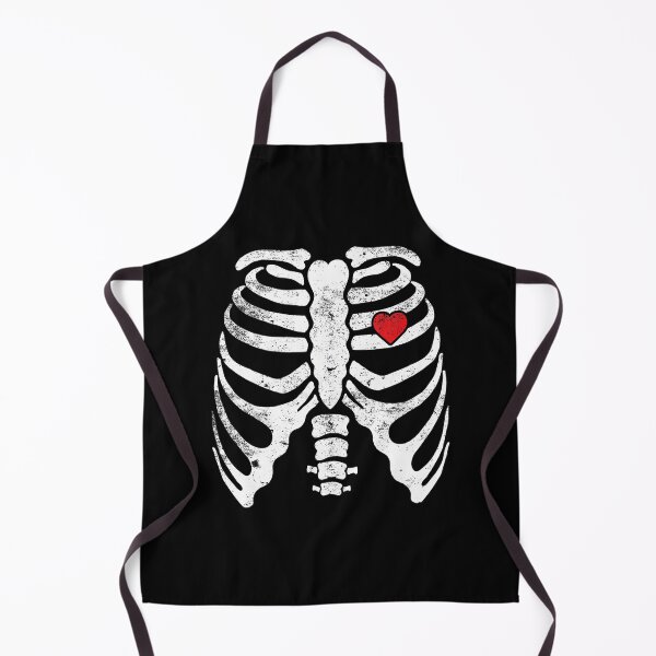Item preview, X-Ray Heart Rib Cage Skeleton designed and sold by maramestathia.