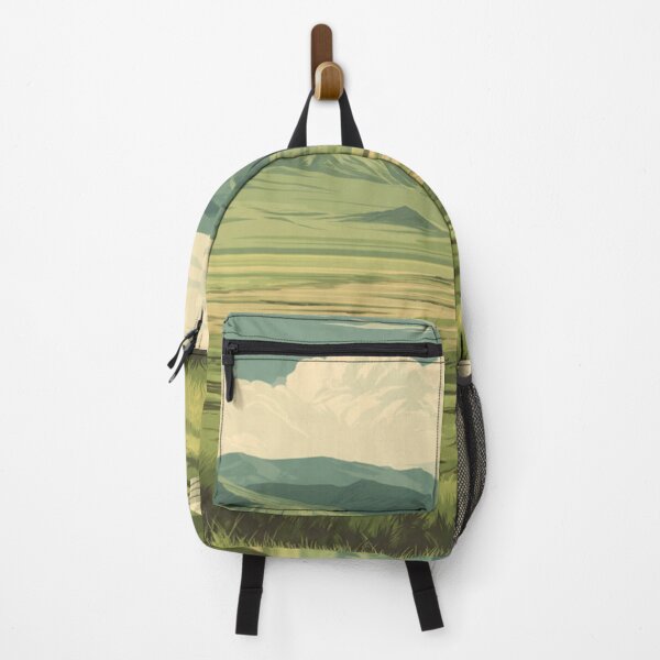 Item preview, Minimalist Mongolian Steppe Landscape with Ger designed and sold by ChinzorigBAY.