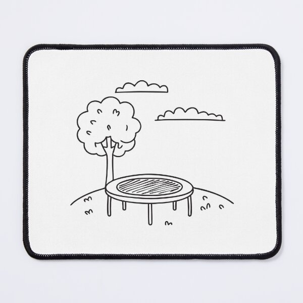 Item preview, A trampoline in the grassy field under a tree designed and sold by rasagamastore.
