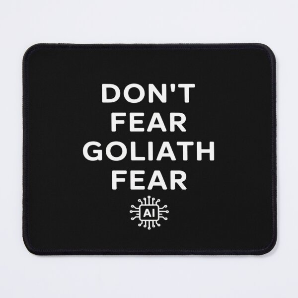 Item preview, Don’t Fear Goliath Fear AI Futuristic Tech Warrior designed and sold by LegendsArt75.