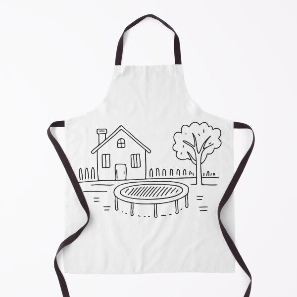 Item preview, A trampoline located by a house garden window designed and sold by rasagamastore.