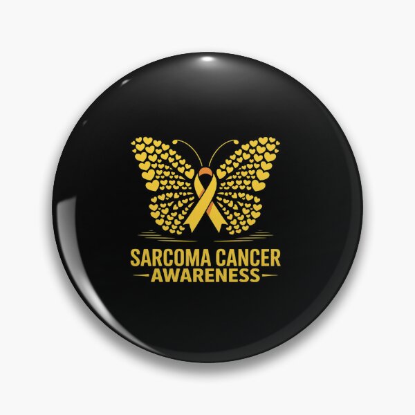 Item preview, Butterfly Sarcoma Cancer Awareness Yellow Ribbon designed and sold by repconomArt.