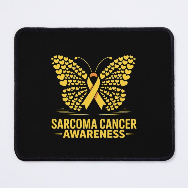 Item preview, Butterfly Sarcoma Cancer Awareness Yellow Ribbon designed and sold by repconomArt.