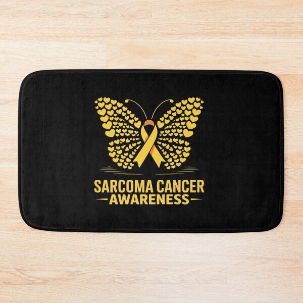 Item preview, Butterfly Sarcoma Cancer Awareness Yellow Ribbon designed and sold by repconomArt.