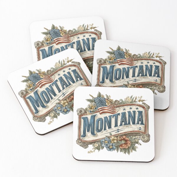 Item preview, Montana Vintage Plate designed and sold by Wild-Co.