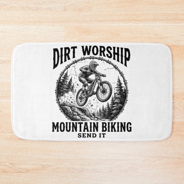 Item preview, Dirt Worship Mountain Biking MTB Downhill Rider designed and sold by Mason-Pride.