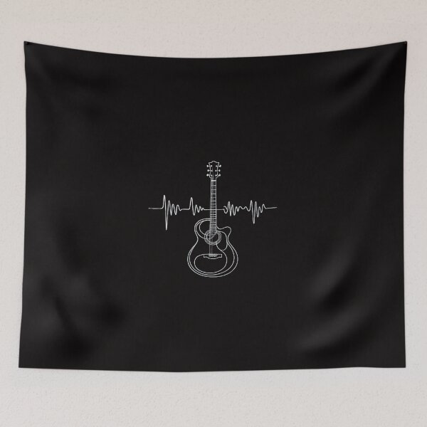 Item preview, Guitar Heartbeat Pulse - Musical Theme designed and sold by ForestMmost.