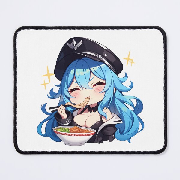 Item preview, Kyoko Kirigiri Danganronpa Esdeath Akame Ga Kill Kawaii Ramen Chibi Cute Anime Girl designed and sold by Raslbazola.