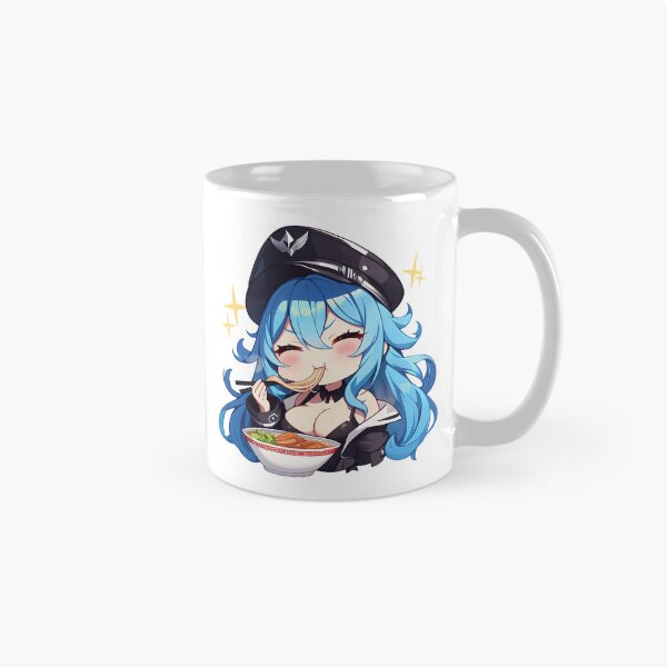 Item preview, Kyoko Kirigiri Danganronpa Esdeath Akame Ga Kill Kawaii Ramen Chibi Cute Anime Girl designed and sold by Raslbazola.