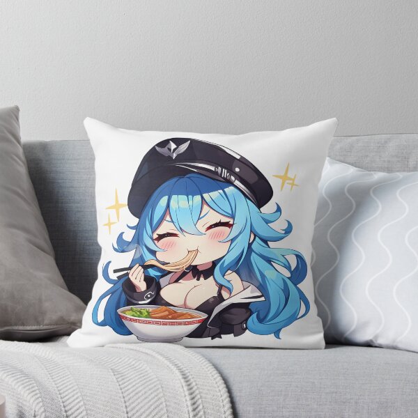Item preview, Kyoko Kirigiri Danganronpa Esdeath Akame Ga Kill Kawaii Ramen Chibi Cute Anime Girl designed and sold by Raslbazola.