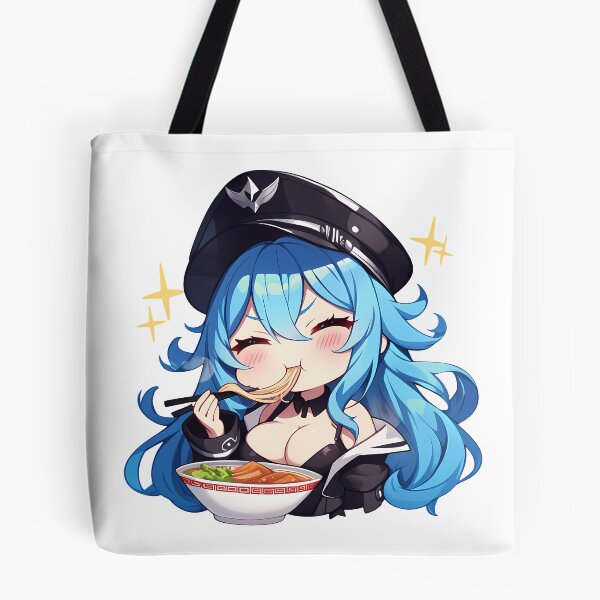 Item preview, Kyoko Kirigiri Danganronpa Esdeath Akame Ga Kill Kawaii Ramen Chibi Cute Anime Girl designed and sold by Raslbazola.