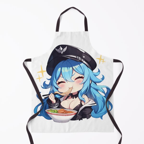 Item preview, Kyoko Kirigiri Danganronpa Esdeath Akame Ga Kill Kawaii Ramen Chibi Cute Anime Girl designed and sold by Raslbazola.