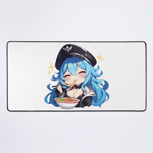 Item preview, Kyoko Kirigiri Danganronpa Esdeath Akame Ga Kill Kawaii Ramen Chibi Cute Anime Girl designed and sold by Raslbazola.