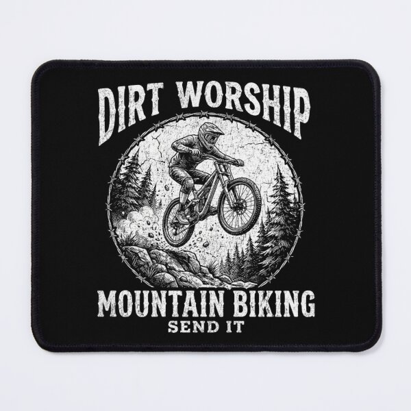Item preview, Dirt Worship Mountain Biking MTB Downhill Rider designed and sold by Mason-Pride.