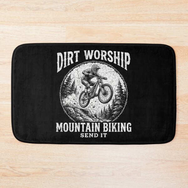 Item preview, Dirt Worship Mountain Biking MTB Downhill Rider designed and sold by Mason-Pride.