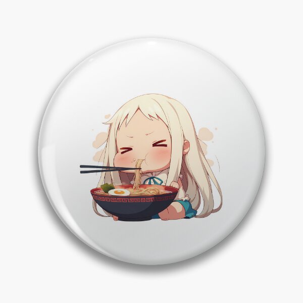 Item preview, Gold Ship Uma Musume Meiko Honma Anohana Kawaii Ramen Chibi Cute Anime Girl designed and sold by Raslbazola.