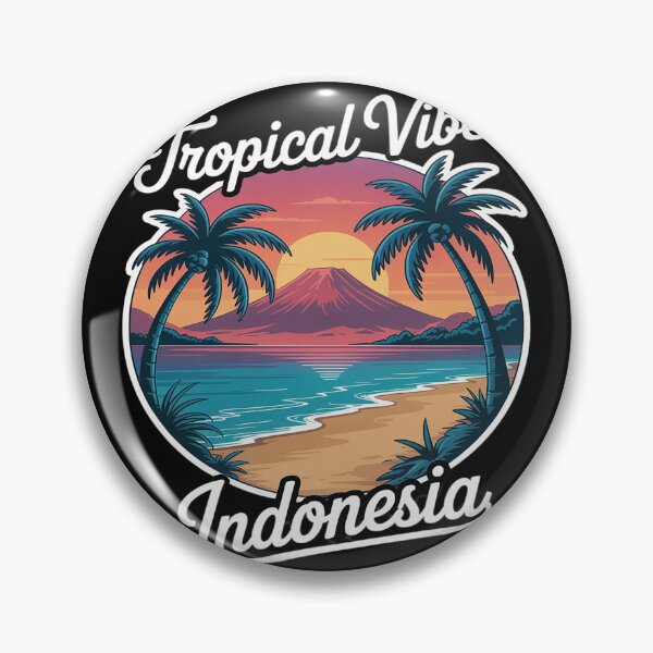 Item preview, Tropical Vibes Indonesia Visitor Traveler Bautiful Souvenir designed and sold by FluoroWave.