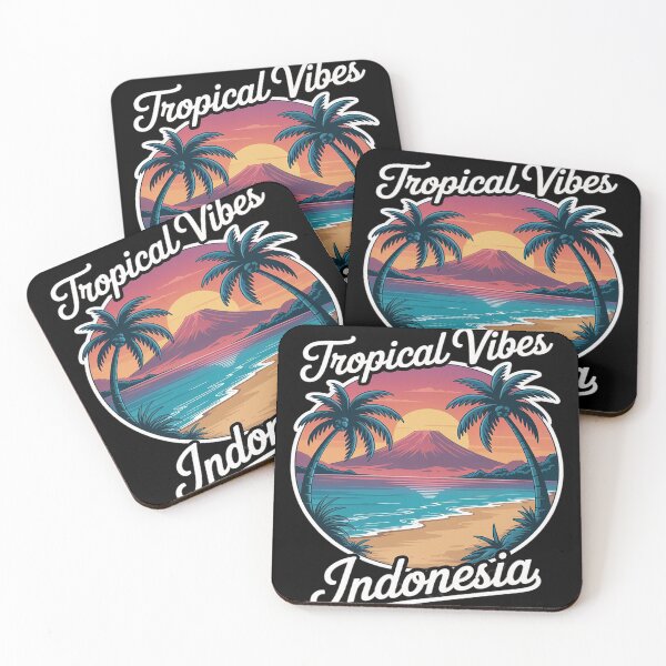 Item preview, Tropical Vibes Indonesia Visitor Traveler Bautiful Souvenir designed and sold by FluoroWave.