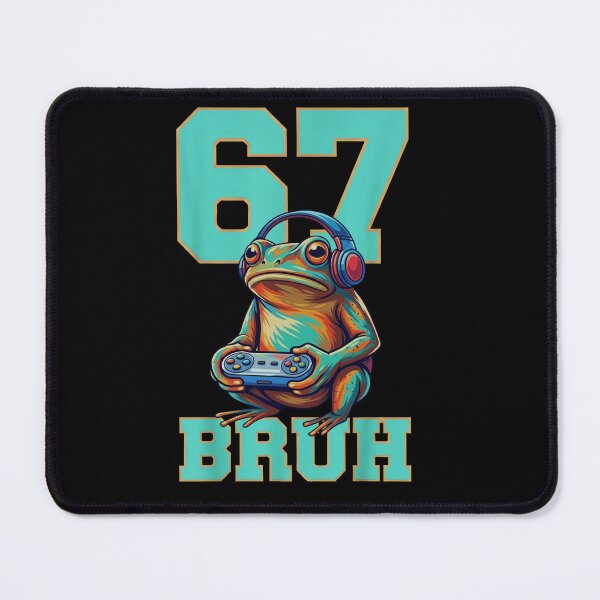 Item preview, Gaming Frog 67 Six Seven BRUH Meme Shirt designed and sold by LashondaGreen89.