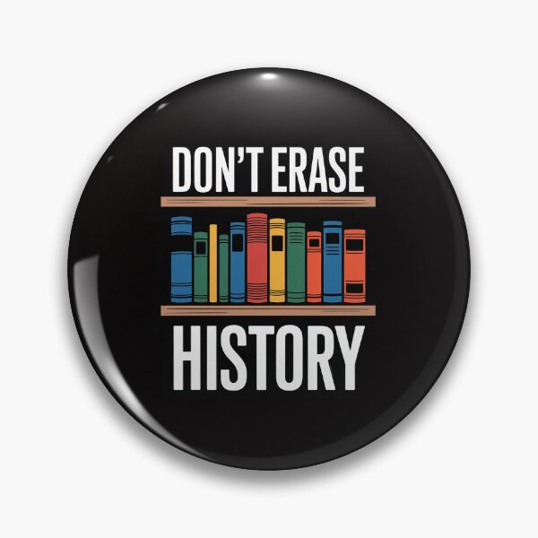 Item preview, Don't Erase History Book Worm Book Lover Quote designed and sold by ForestMmost.