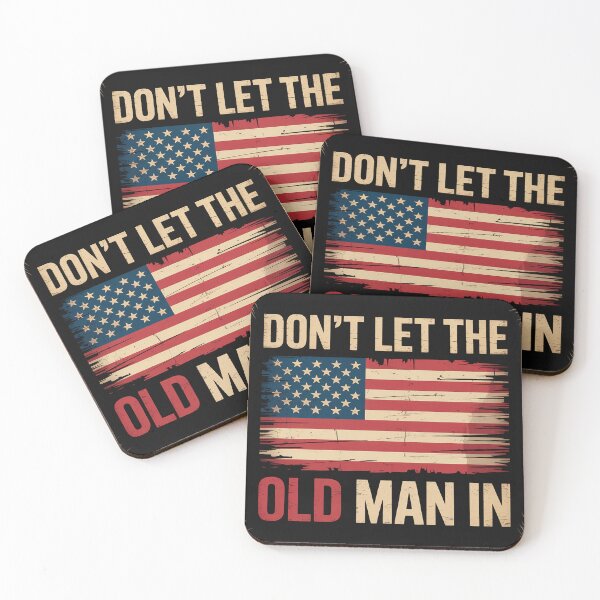 Item preview, Don't let the old man in American Flag designed and sold by LegendsArt75.