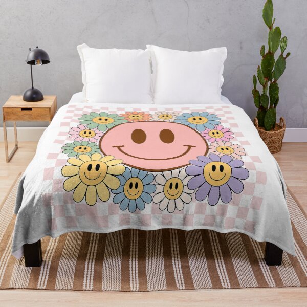 Item preview, Happy Face Daisy Flower Shirt Preppy Aesthetic Smile Face designed and sold by repconomArt.