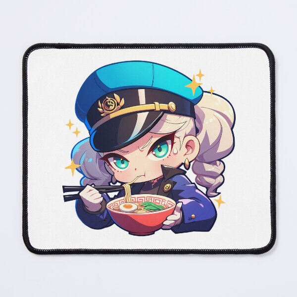 Item preview, Shizuo Heiwajima Durarara Justine Caroline Persona 5 Kawaii Ramen Chibi Cute Game Anime Girl designed and sold by Raslbazola.