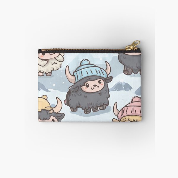 Item preview, Cute Yaks in Traditional Mongolian Deel Hats designed and sold by ChinzorigBAY.