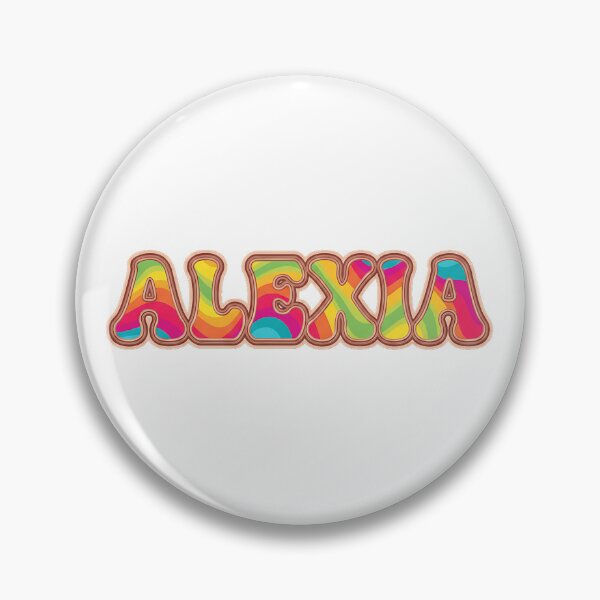 Item preview, ❤️ Alexia Personalized Name Wavy Retro Shirt, Coffee Mug, Sticker Gift designed and sold by HelixPedia.