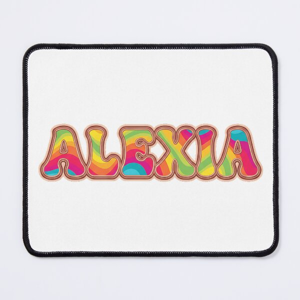 Item preview, ❤️ Alexia Personalized Name Wavy Retro Shirt, Coffee Mug, Sticker Gift designed and sold by HelixPedia.