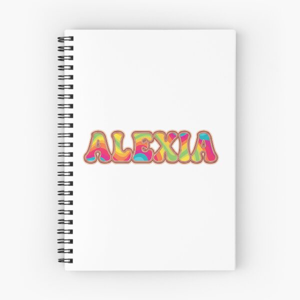 Item preview, ❤️ Alexia Personalized Name Wavy Retro Shirt, Coffee Mug, Sticker Gift designed and sold by HelixPedia.